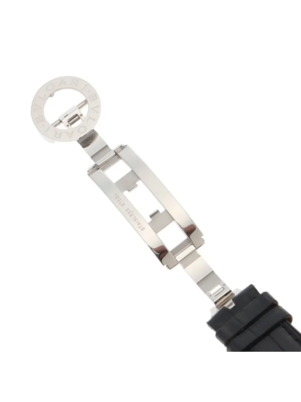 Bvlgari Auto Watch Stainless Steel Black Automatic